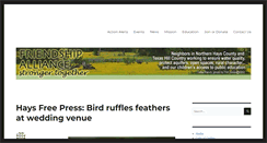 Desktop Screenshot of friendshipalliance.org